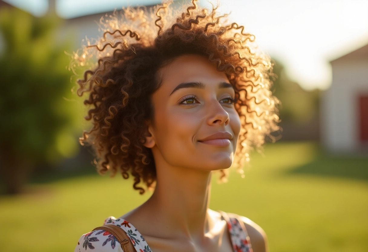 cheveux frisés